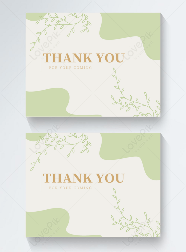 Detail Thank You Card Png Nomer 12