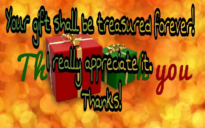 Detail Thank You For The Gift Quotes Nomer 44