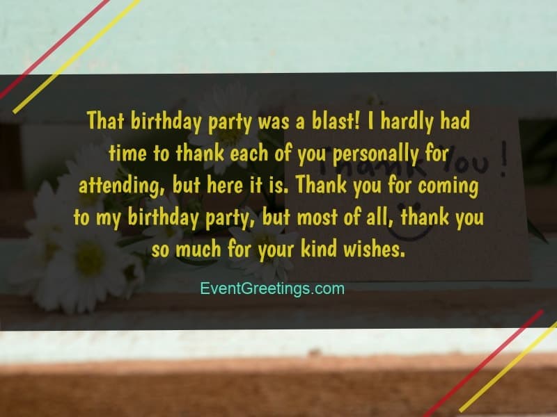 Detail Thank You Quotes For Birthday Party Nomer 7