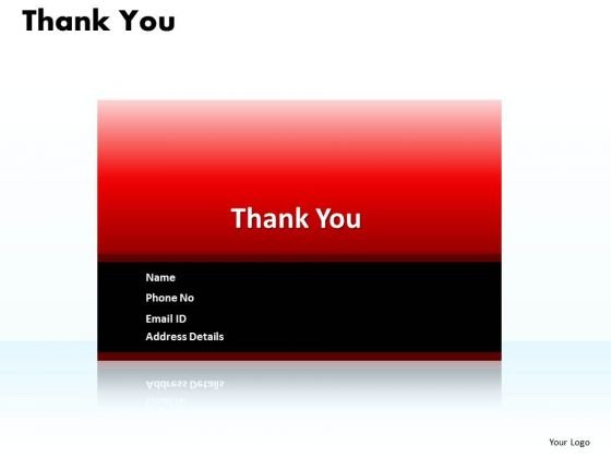Detail Thank You Template Powerpoint Nomer 54