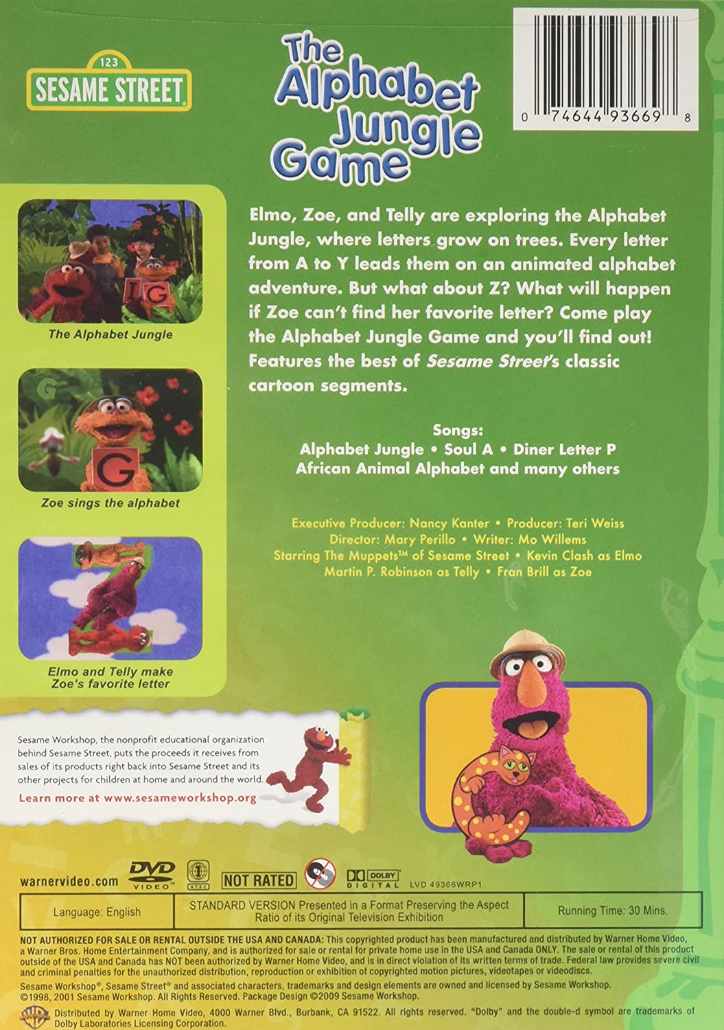 Detail The Alphabet Jungle Game Dvd Nomer 8