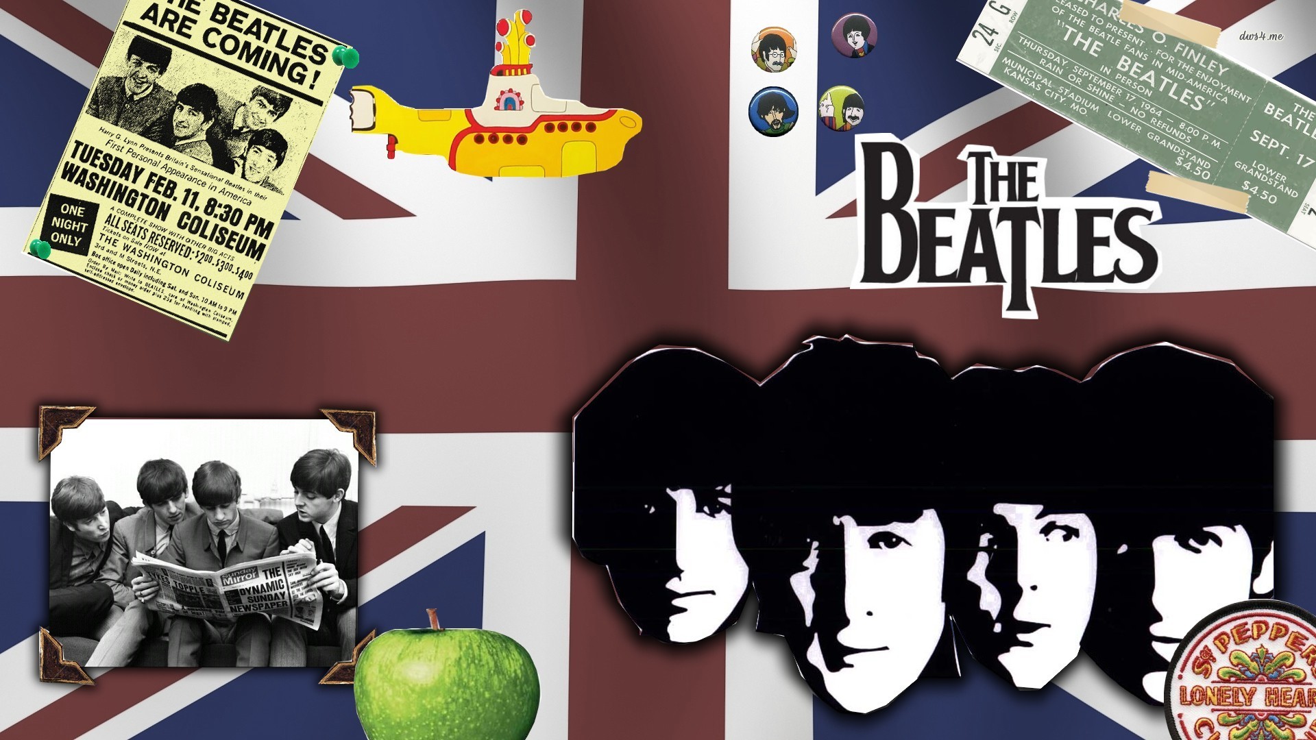 Detail The Beatles Desktop Background Nomer 25