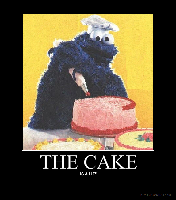 Detail The Cake Is A Lie Meme Nomer 12