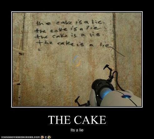 Detail The Cake Is A Lie Meme Nomer 18