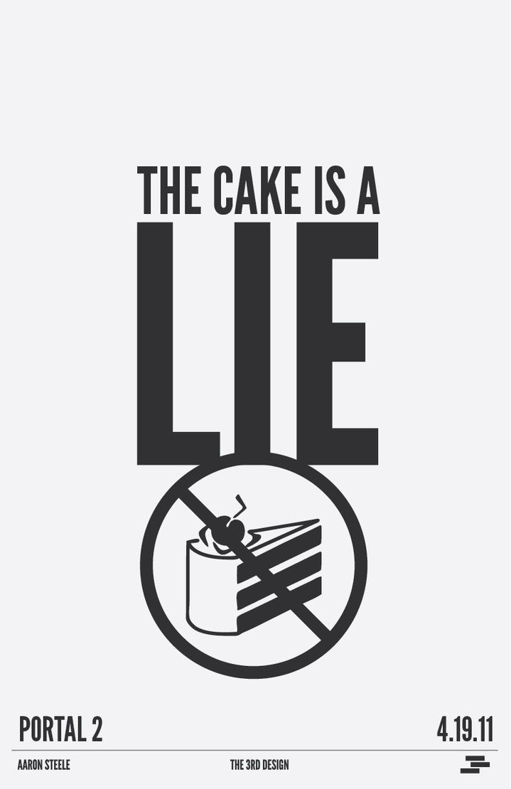 Detail The Cake Is A Lie Meme Nomer 25