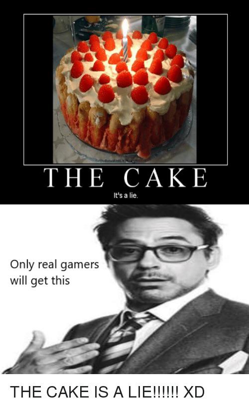 Detail The Cake Is A Lie Meme Nomer 26