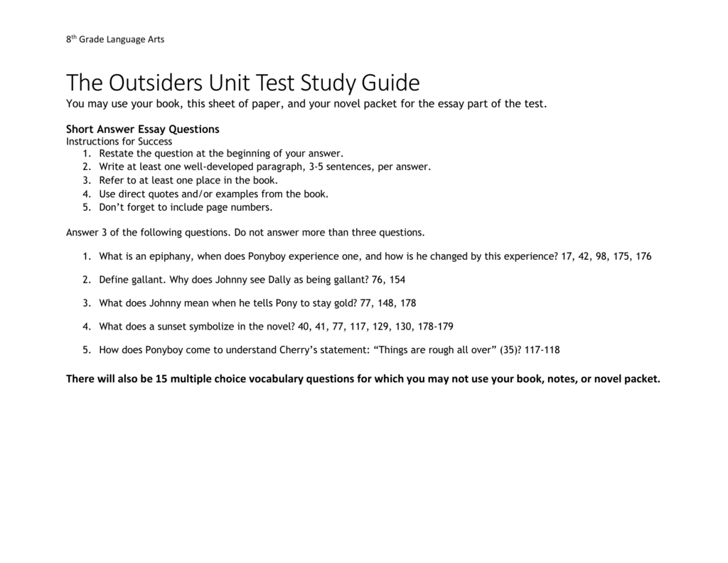 Detail The Outsiders Quotes With Page Numbers Nomer 23