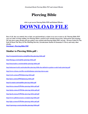 Detail The Piercing Bible Free Download Nomer 4