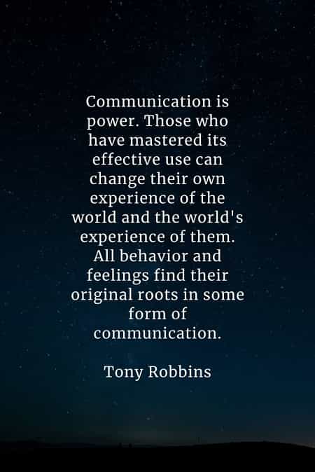 The Power Of Communication Quotes - KibrisPDR