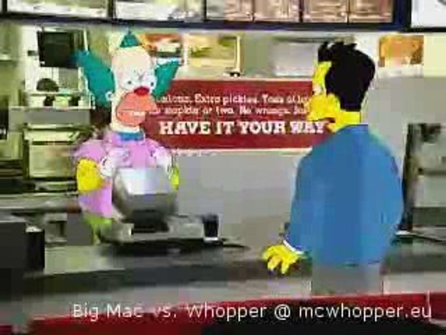 Detail The Simpsons Burger King Commercial Nomer 23