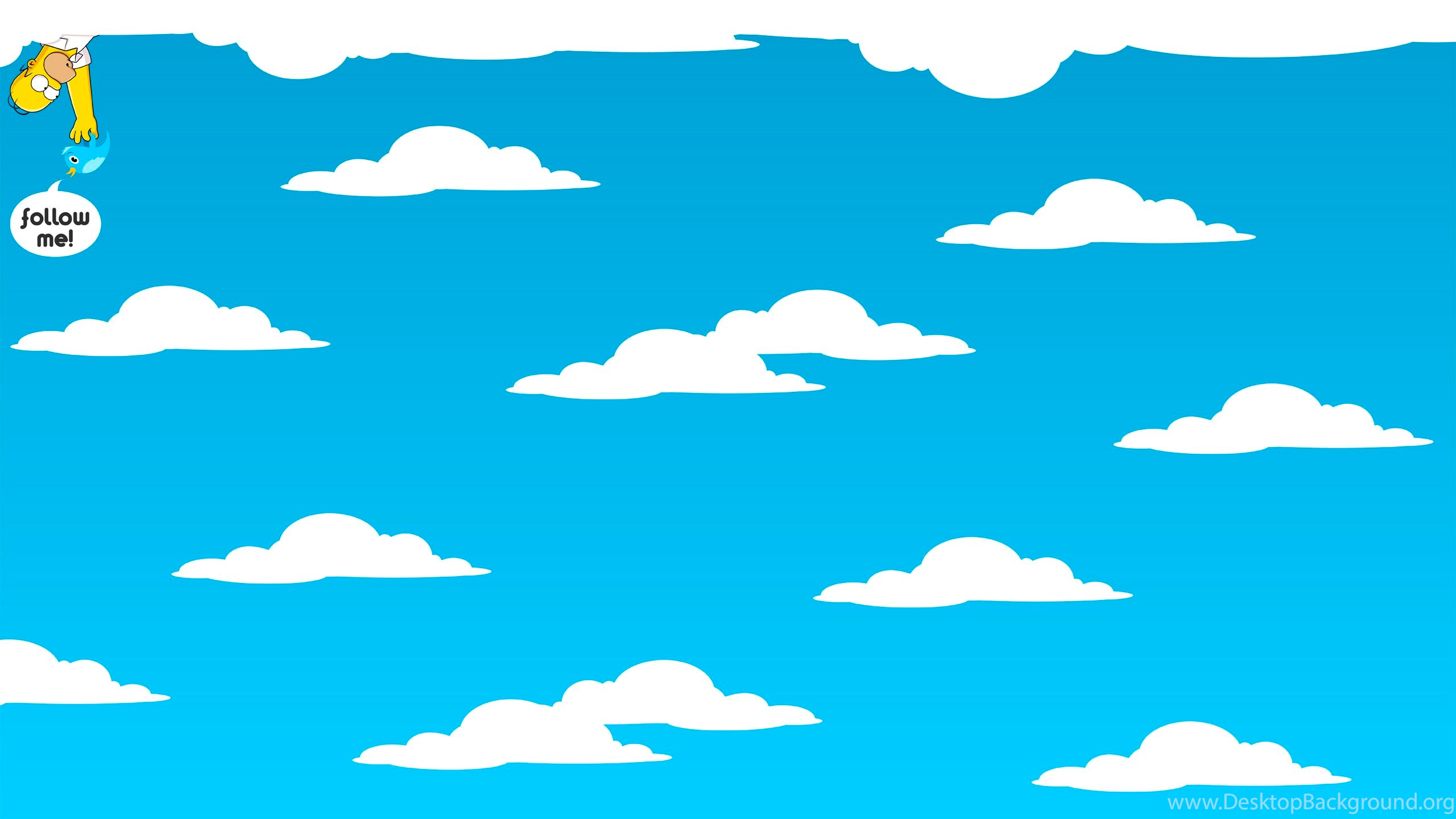 Detail The Simpsons Clouds Wallpaper Nomer 11