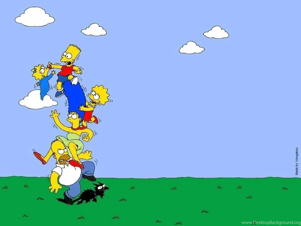 Detail The Simpsons Clouds Wallpaper Nomer 19