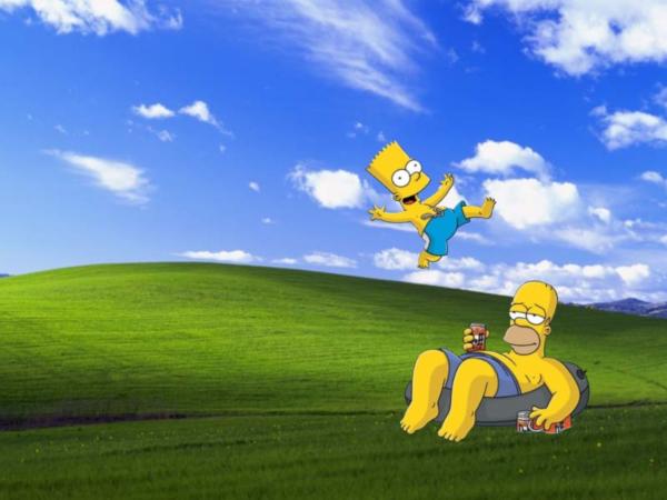 Detail The Simpsons Clouds Wallpaper Nomer 23