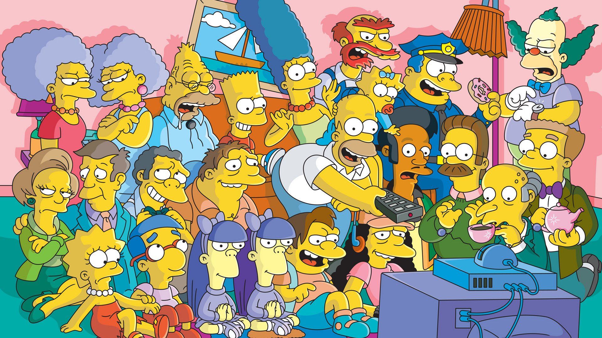 Detail The Simpsons Clouds Wallpaper Nomer 24