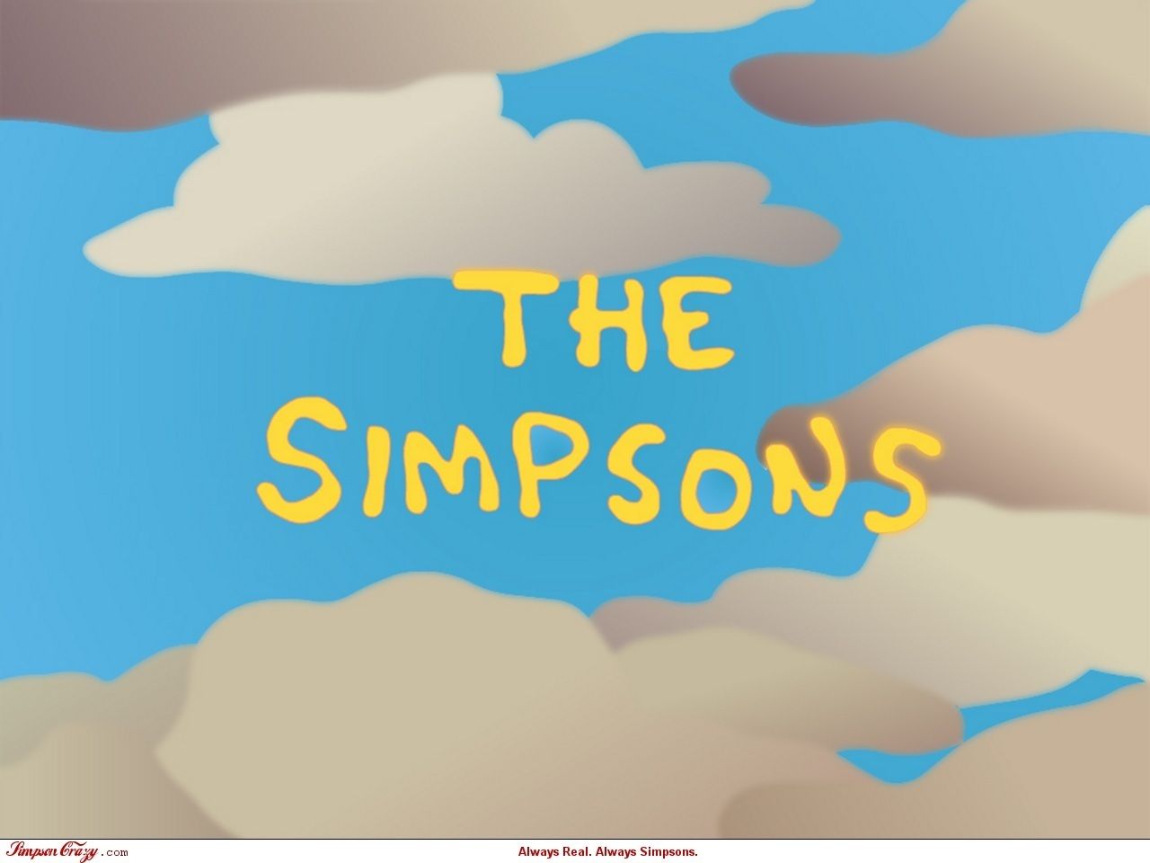 Detail The Simpsons Clouds Wallpaper Nomer 6