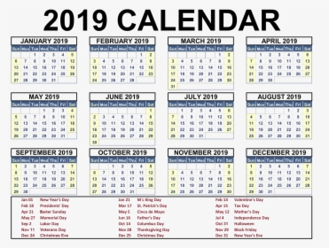 Detail Download Kalender 2019 Hd Nomer 36