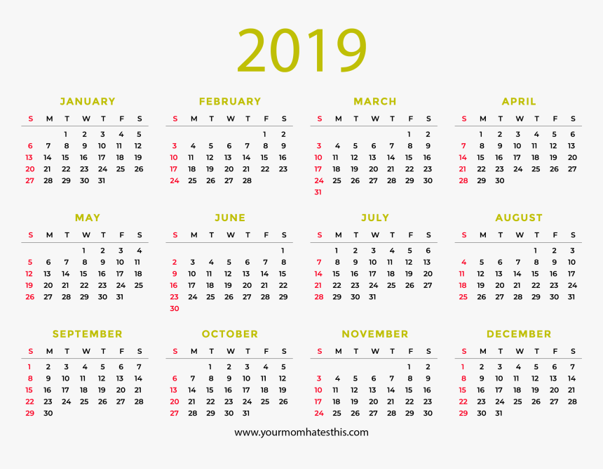 Detail Download Kalender 2019 Hd Nomer 51