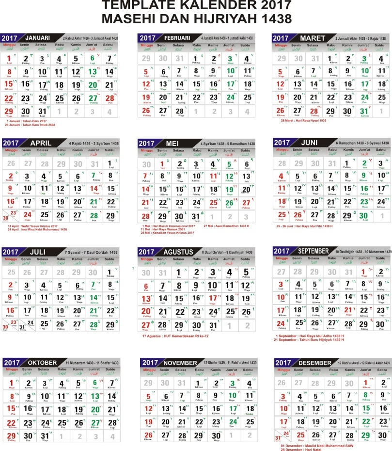 Detail Download Kalender Hijriah 1438 Nomer 46
