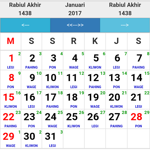 Detail Download Kalender Hijriah 1438 Nomer 8