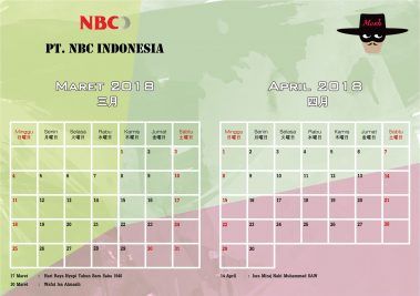 Detail Download Kalender Meja 2018 Nomer 5