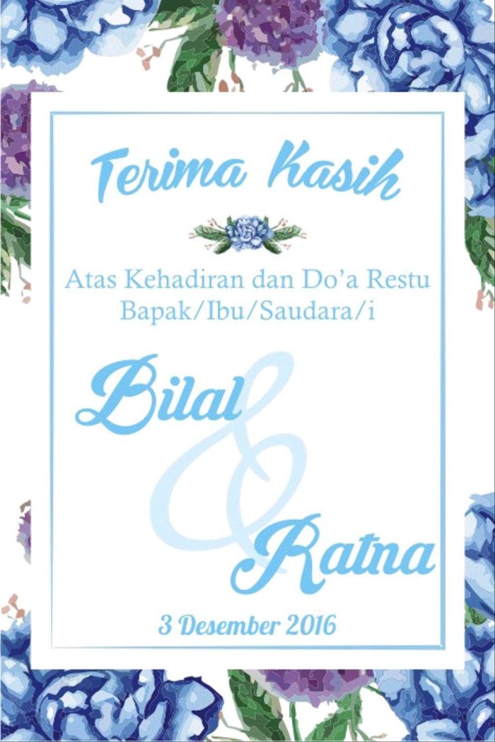 Detail Download Kartu Ucapan Terima Kasih Pernikahan Dengan Word Nomer 6