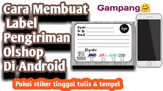 Detail Download Label Pengiriman Olshop Word Nomer 22