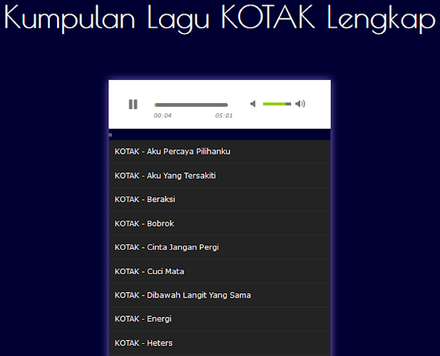 Detail Download Lagu Kotak Cuci Mata Nomer 32