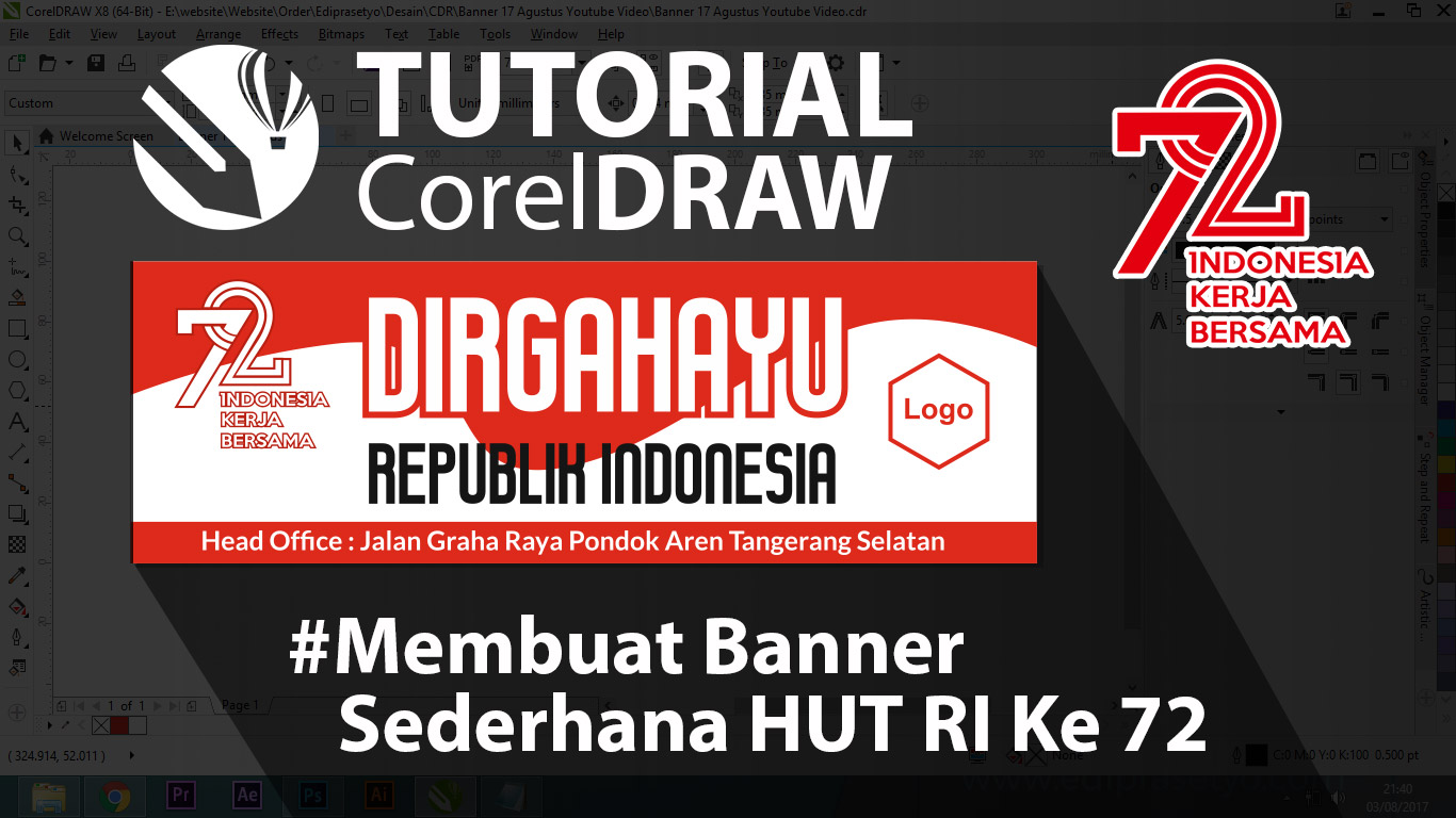 Detail Download Logo 17 Agustus 2017 Ke 72 Corel Nomer 33