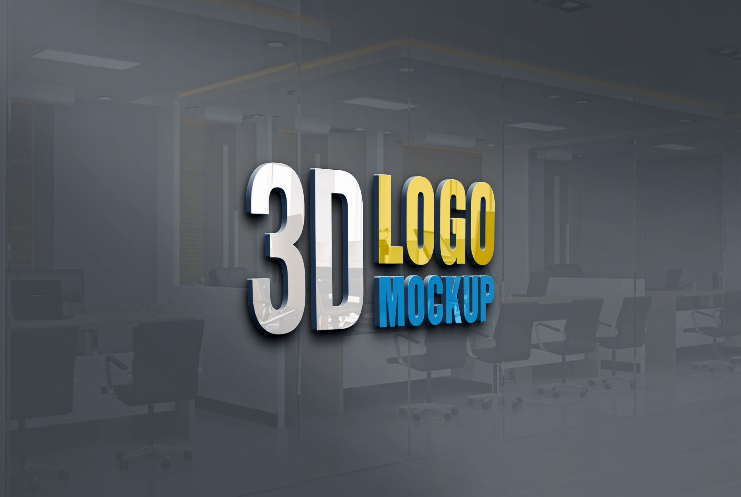 Detail Download Logo 3d Mockup Nomer 4