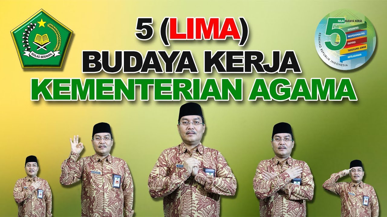 Detail Download Logo 5 Budaya Kerja Kemenag Nomer 11