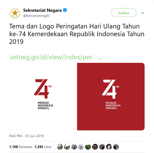 Detail Download Logo 73 Tahun Indonesia Setneg Nomer 31