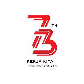 Download Logo 73 Tahun Kerja Kita - KibrisPDR