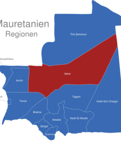 Detail Mauretanien Karte Afrika Nomer 14