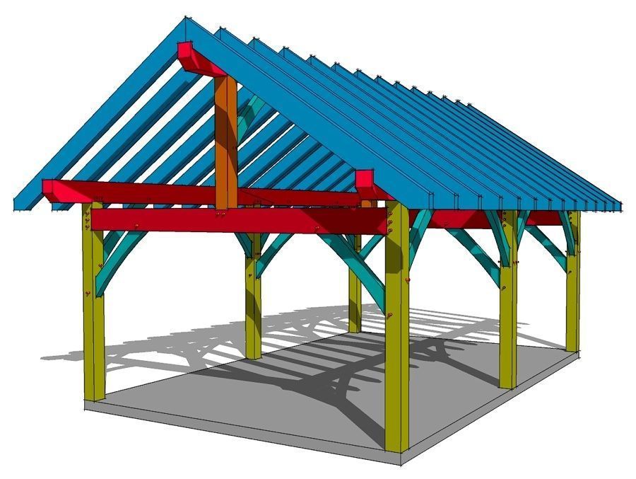 Detail Pergola Mit Schuppen Nomer 15