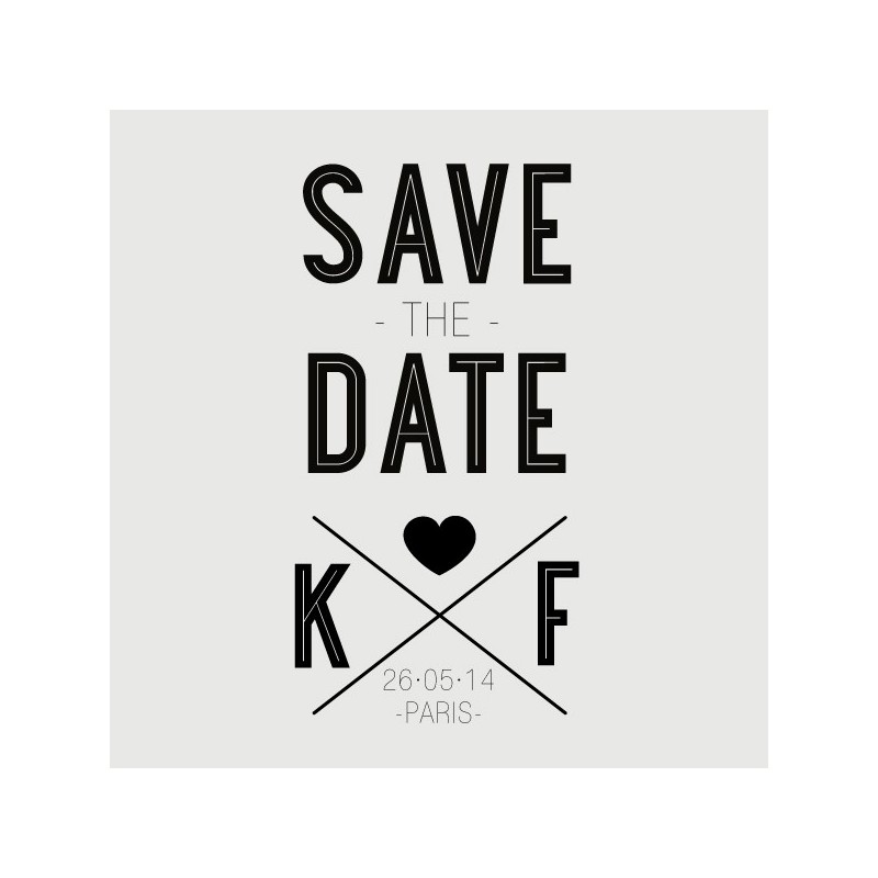 Detail Save The Date Stamp Nomer 6