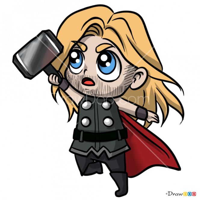 Detail Thor Chibi Nomer 6