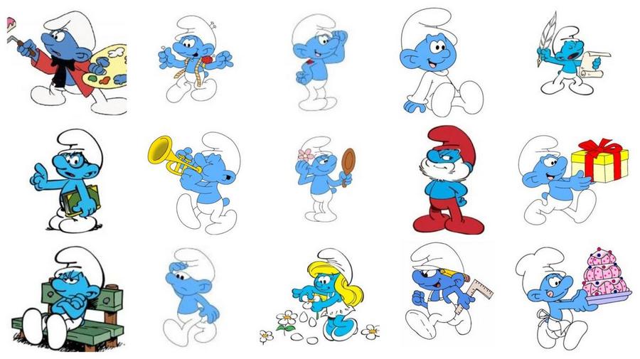 Detail The Smurfs Characters Names And Pictures Nomer 21