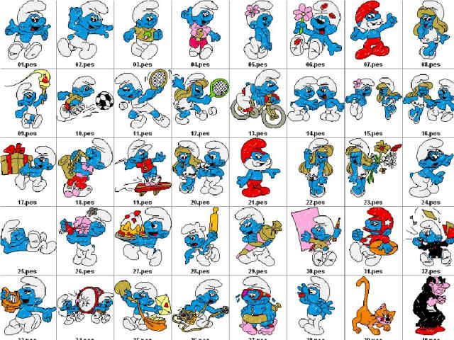 Detail The Smurfs Characters Names And Pictures Nomer 9