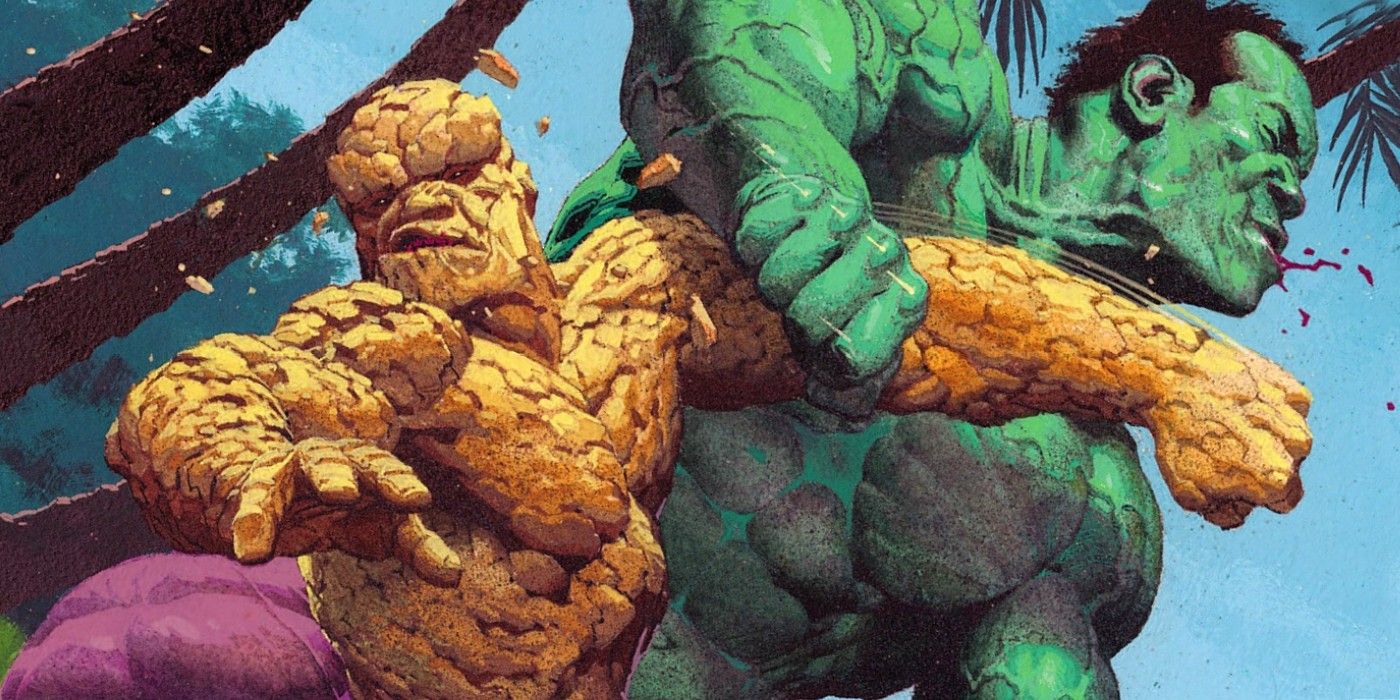 Detail The Thing Vs Hulk Nomer 13