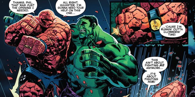 Detail The Thing Vs Hulk Nomer 25