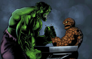 Detail The Thing Vs Hulk Nomer 26