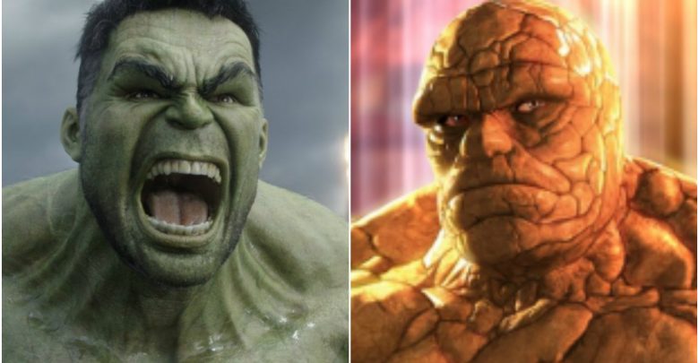 Detail The Thing Vs Hulk Nomer 29