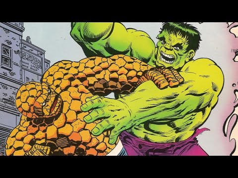 Detail The Thing Vs Hulk Nomer 33