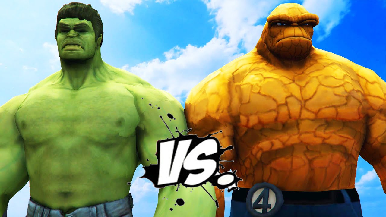 Detail The Thing Vs Hulk Nomer 37