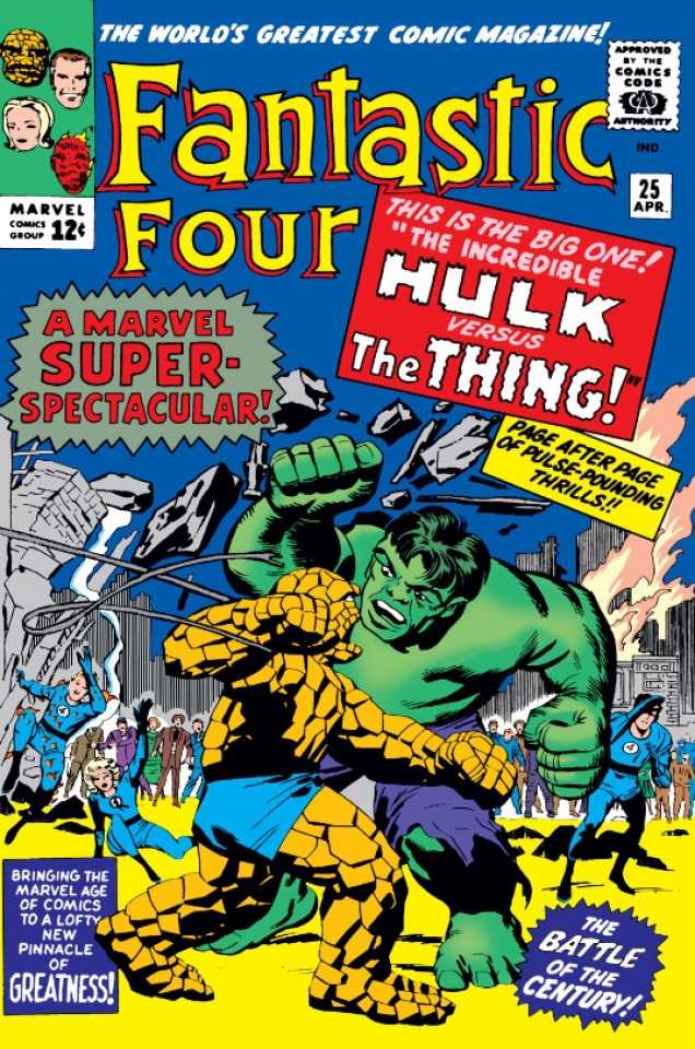 Detail The Thing Vs Hulk Nomer 40