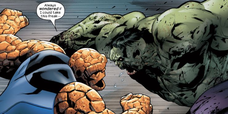 Detail The Thing Vs Hulk Nomer 41