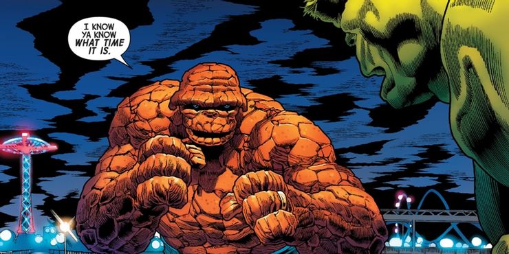 Detail The Thing Vs Hulk Nomer 45