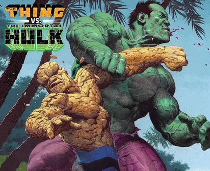 Detail The Thing Vs Hulk Nomer 50