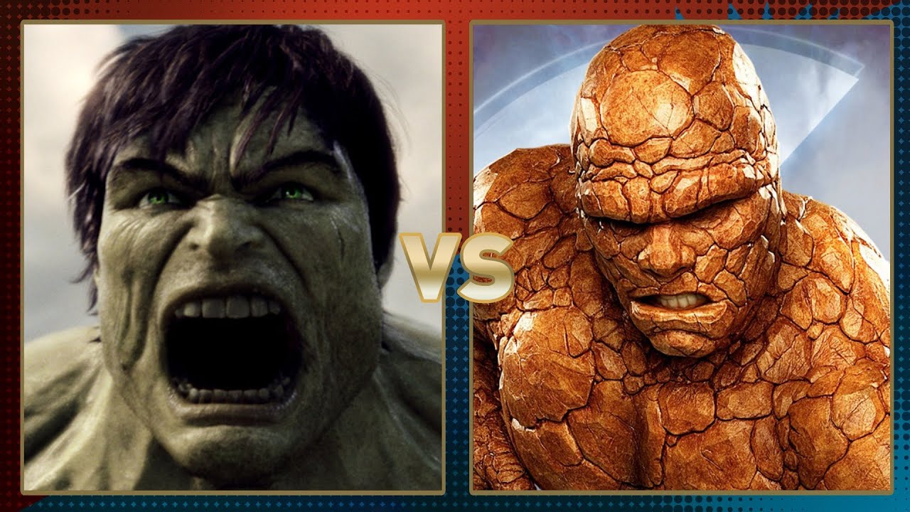 Detail The Thing Vs Hulk Nomer 10