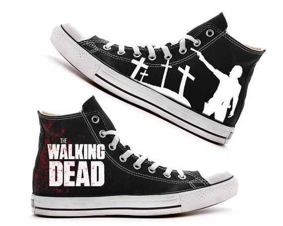 Detail The Walking Dead Shoes Converse Nomer 3